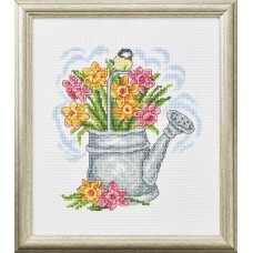 Набор для вышивания Нарцисы в лейке 26x29 см PERMIN 92-3448