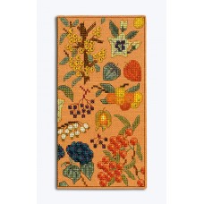 Набор для вышивания футляра для очков Spectacle Case Autumn Flowers (Осенние цветы)