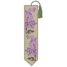 Набор для вышивания закладки Bookmark Lilac (Лилии), 20 х 4,5 см