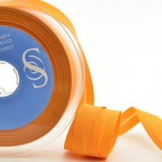 Косая бейка хлопок/полиэстер 20 мм, 25 м, цвет 33, светло-оранжевый