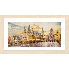 Набор для вышивания Cityview of Ghent  70 х 35 см LANARTE PN-0205236