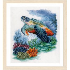 Набор для вышивания Treasures undersea  33 х 40 см LANARTE PN-0203311