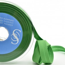 Косая бейка хлопок/полиэстер 20 мм, 25 м, цвет 62, светло-зеленый