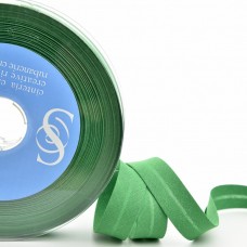 Косая бейка хлопок/полиэстер 20 мм, 25 м, цвет 74, зеленый