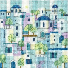 Набор для вышивания Греция 15,5 х 15,5 см HERITAGE KIGR1766A