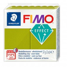 Полимерная глина FIMO Effect, 57 г, цвет зеленый металлик 55 х 55 х 15 мм зеленый металлик FIMO 8010-51