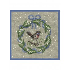 Набор для вышивания May wreath bluethroat (Майский венок Варакуша)