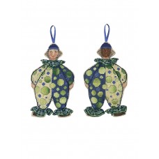 Набор для вышивания:Mister Clown in blue and tartan (Мистер Клоун в голубом и тартановом)