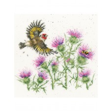 Набор для вышивания Feathers And Thistles 26 х 26 см Bothy Threads XHD133