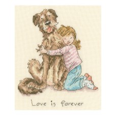 Набор для вышивания Love is forever 14 х 17 см Bothy Threads XAJ27