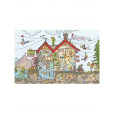 Набор для вышивания Cut Thru Adventure Holiday 40 х 26 см Bothy Threads XCT44