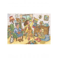 Набор для вышивания Knit And Natter 33 х 24 см Bothy Threads XWB1