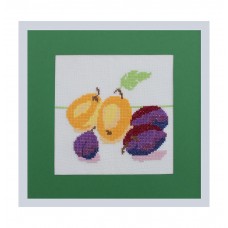 Набор для вышивания:Сливы 23 х 23 см HAANDARBEJDETS FREMME 30-6990