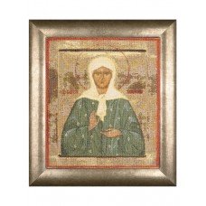 Набор для вышивания Блаженная Матрона Московская, канва аида 18 ct 25 х 30 см THEA GOUVERNEUR 578A
