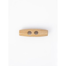 Пуговица-клевант (бочонок) CONCEPT Button of Olive Wood, размер 64, дерево, цвет натуральный 64L натуральный SANDRA 1310X-064-COL.NAT