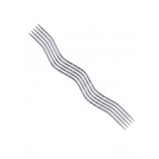 Спицы чулочные эргономичные addiCraSy Snake Lace, алюминиевые, N2.5, 15 см, 5 шт