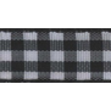 Лента с рисунком клетка SAFISA, 25 мм, 25 м, цвет 01, черный