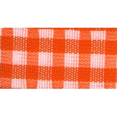 Лента с рисунком клетка SAFISA, 16(18) мм, 25 м, цвет 61, оранжевый