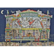 Набор для вышивания Cut Thru Ghost Train 36 х 28 см Bothy Threads XCT46