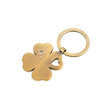 Брелок TROIKA Клевер 75 х 40 х 4 мм золотой матовый TROIKA Germany GmbH KR9-30/AB