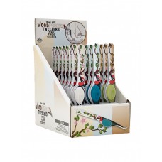 Пинцет для заправки нитей в швейной машине/оверлоке, 12 см, в картонном прикассовом стенде 12 см белый/синий/зеленый HEMLINE B4858