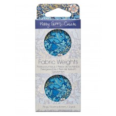 Утяжелитель портновский для фиксации выкройки и кроя ткани, 2 шт синий 5 см HEMLINE HGC907.01