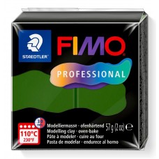 Полимерная глина FIMO Professional, уп. 57 г, цвет зеленый лист 55 х 55 х 15 мм зеленый FIMO 8040-57