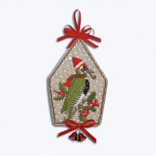 Набор для вышивания елочной игрушки Little house-Woodpecker(Маленький домик дятла)