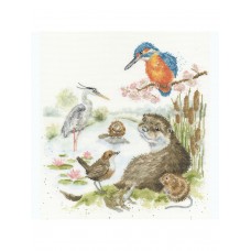 Набор для вышивания The Waters Edge 28 х 31 см Bothy Threads XHD148