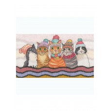 Набор для вышивания A Cosy Clowder 32 х 18 см Bothy Threads XEB2