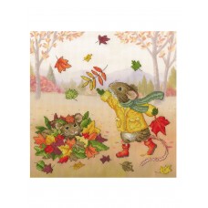 Набор для вышивания Fall Friends 26 х 26 см Bothy Threads XSS32