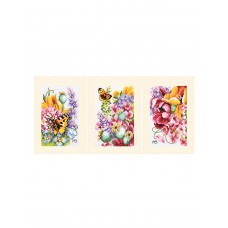 Набор для вышивания открытки Flower Power Bouquet   10,5 х 15 см LANARTE PN-0224152