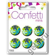 Пуговицы Mini Confetti Mod Green