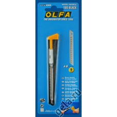 Нож универсальный черный с желтым OLFA 180-BLACK