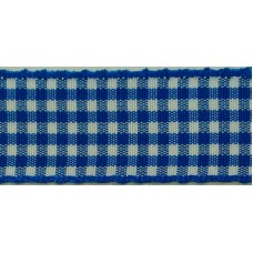 Лента с рисунком клетка SAFISA, 40 мм, 25 м, цвет 13, синий