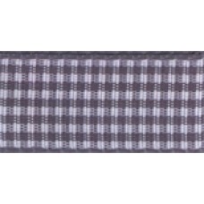 Лента с рисунком клетка SAFISA, 6 мм, 25 м, цвет 68, серый