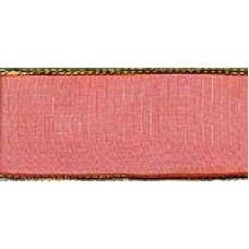 Лента органза с памятью SAFISA, 38 мм, 25 м цвет 14, красный