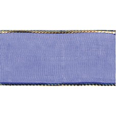 Лента органза с памятью SAFISA, 38 мм, 25 м цвет 13, синий