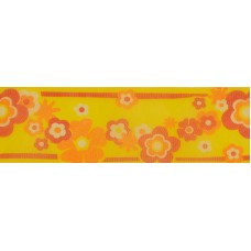 Лента органза с напечатанным рисунком SAFISA, 39 мм, 15 м, цвет 01
