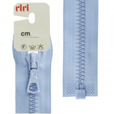 Молния riri тракторная разъёмная 1 замок, 6 мм, 50 cм, цвет 2603, светло-голубой