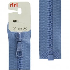 Молния riri тракторная разъёмная 1 замок, 6 мм, 65 cм, цвет 2630, сине-голубой