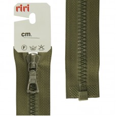 Молния riri тракторная разъёмная 1 замок, 6 мм, 70 cм, цвет 2827, хаки