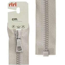 Молния riri тракторная разъёмная 1 замок, 6 мм, 75 cм, цвет 2113, светло-серый