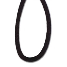 Шнур атласный мини-рулон, 1,5 мм, 4,5 м, цвет 01, черный