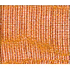 Лента органза SAFISA мини-рулон, 7 мм, 4,5 м, цвет 61, оранжевый