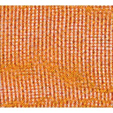 Лента органза SAFISA мини-рулон, 25 мм, 2,5 м, цвет 61, оранжевый