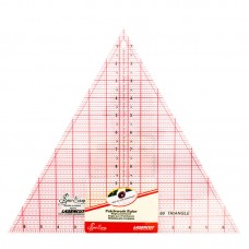 Линейка-треугольник с углом 60*, разметка в дюймах, размер 12 x 13 7/8