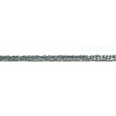 Тесьма PEGA тип декоративная люрексная, цвет серебряный, 2,5 мм