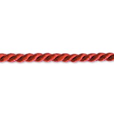 Шнур витой PEGA, красный, 5 мм