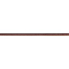 Резинка шляпная PEGA, цвет темно-коричневый, 1,65 мм